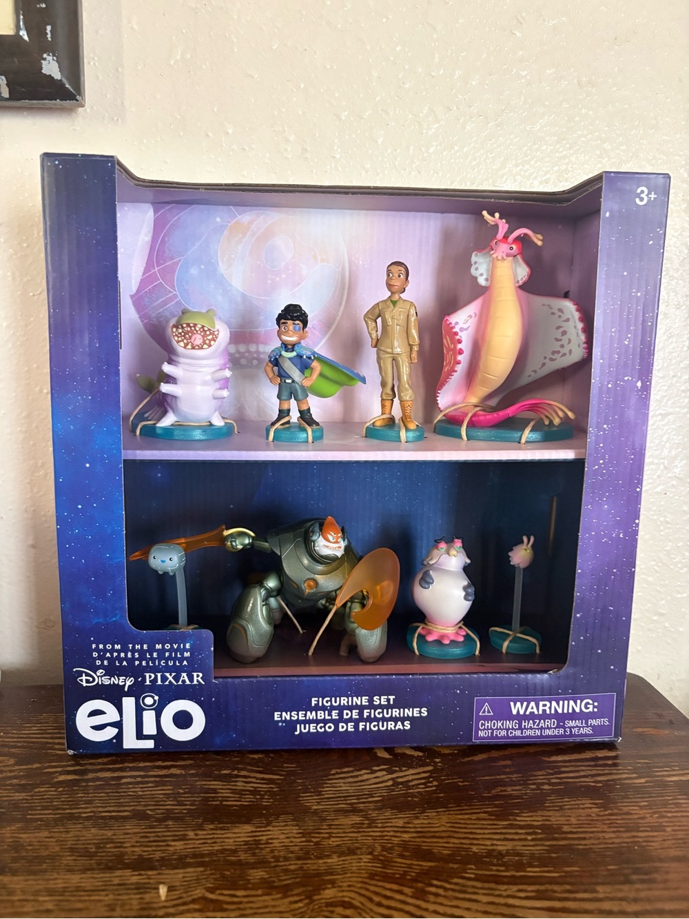 Disney Parks Pixar Elio Movie Figurine Figure 8 pieces Play Toy Set Olga NEW